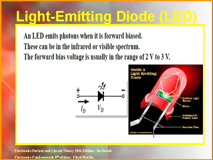 Light-Emitting Diode (LED) Electronics Devices and Circuit Theory 10 th Edition - Boylestad Electronics