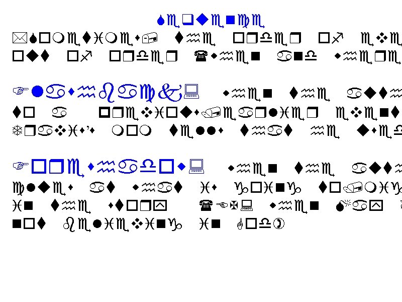 Sequence *Sometimes, the order of eve out of order (when and where Flashback: when