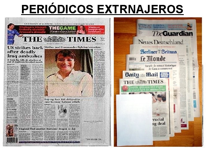 PERIÓDICOS EXTRNAJEROS 