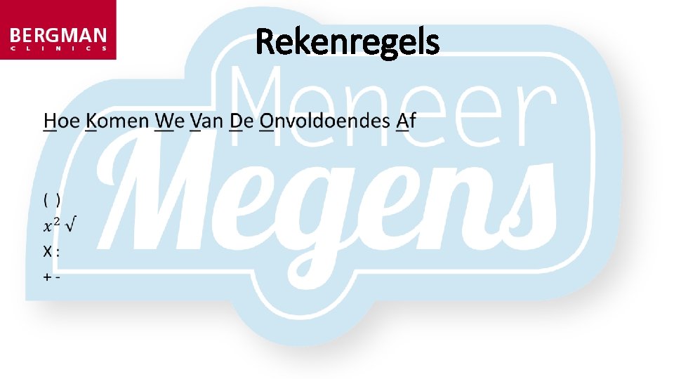 Rekenregels 