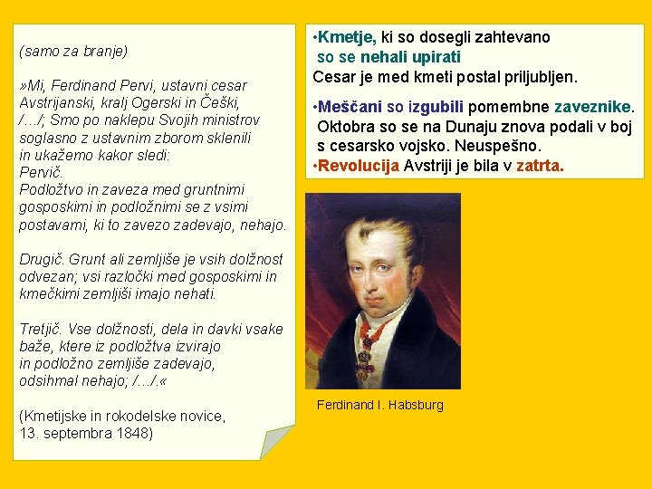 (samo za branje) » Mi, Ferdinand Pervi, ustavni cesar Avstrijanski, kralj Ogerski in Češki,