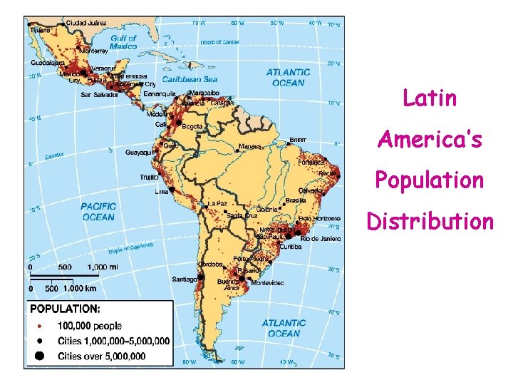 Latin America’s Population Distribution 