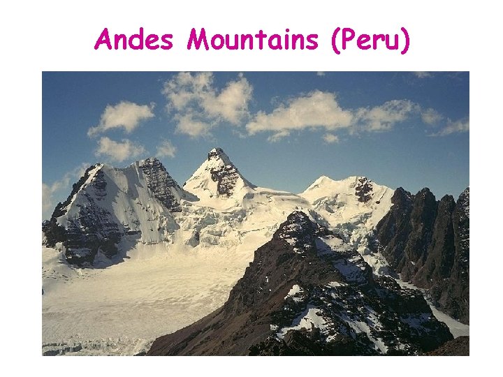 Andes Mountains (Peru) 