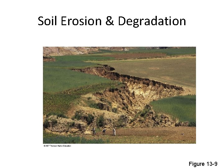 Soil Erosion & Degradation Figure 13 -9 