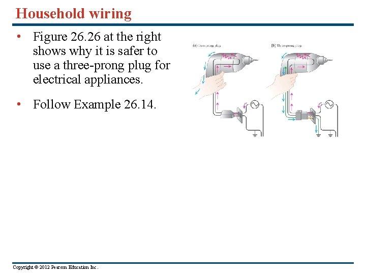 Household wiring • Figure 26. 26 at the right shows why it is safer