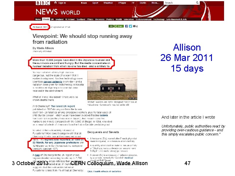 Allison 26 Mar 2011 15 days And later in the article I wrote Unfortunately,
