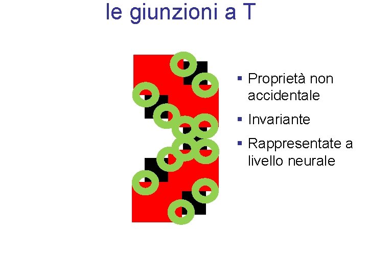 le giunzioni a T § Proprietà non accidentale § Invariante § Rappresentate a livello