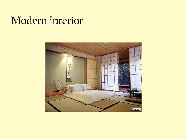 Modern interior 