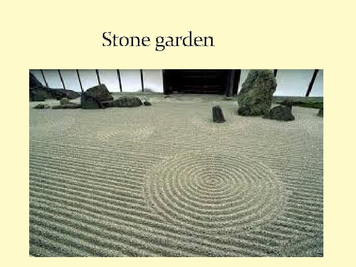Stone garden 