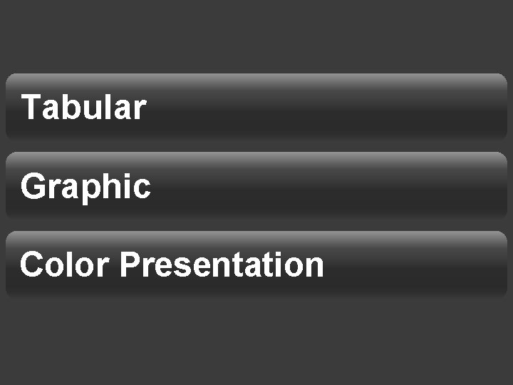 Tabular Graphic Color Presentation 