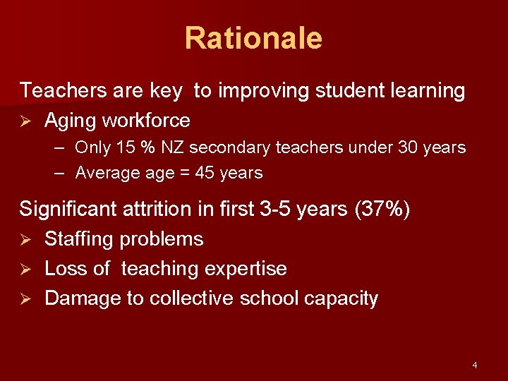 Teachers of Promise Presentation at TEFANZ Conference 2006