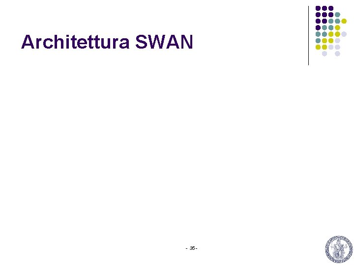 Architettura SWAN - 35 - 
