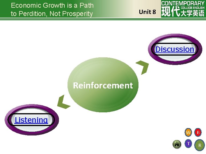 Economic Growth is a Path to Perdition, Not Prosperity Unit 8 Discussion Reinforcement Listening