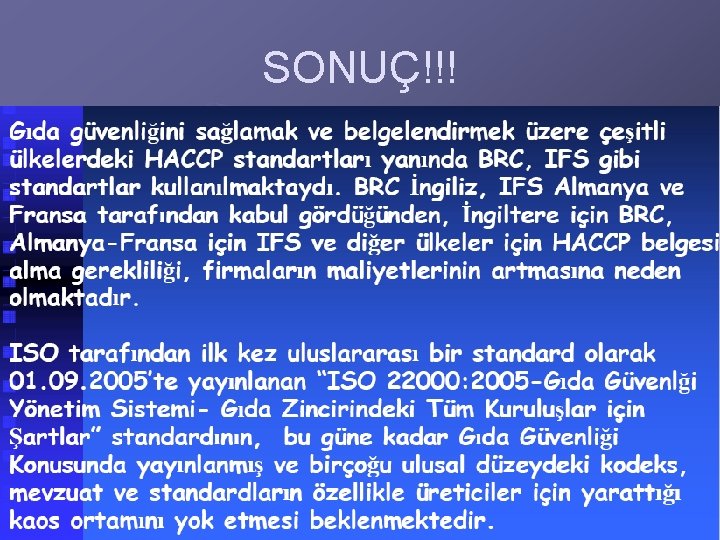 SONUÇ!!! 