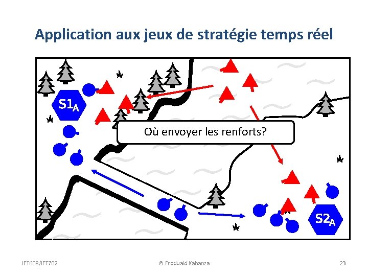 Application aux jeux de stratégie temps réel Where Où will envoyer the opponent les