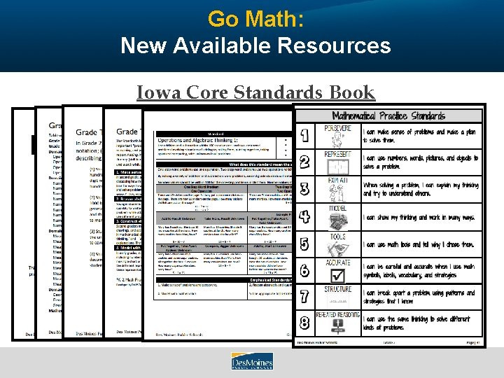 Go Math: New Available Resources Iowa Core Standards Book 