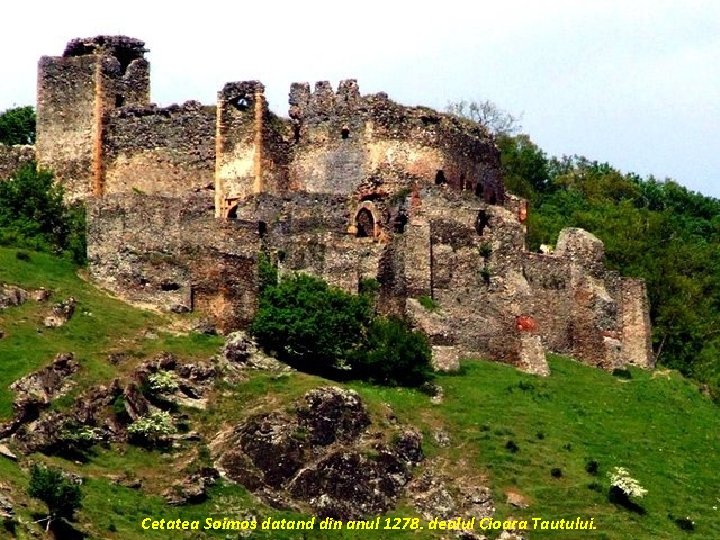 Cetatea Soimos datand din anul 1278. dealul Cioara Tautului. 