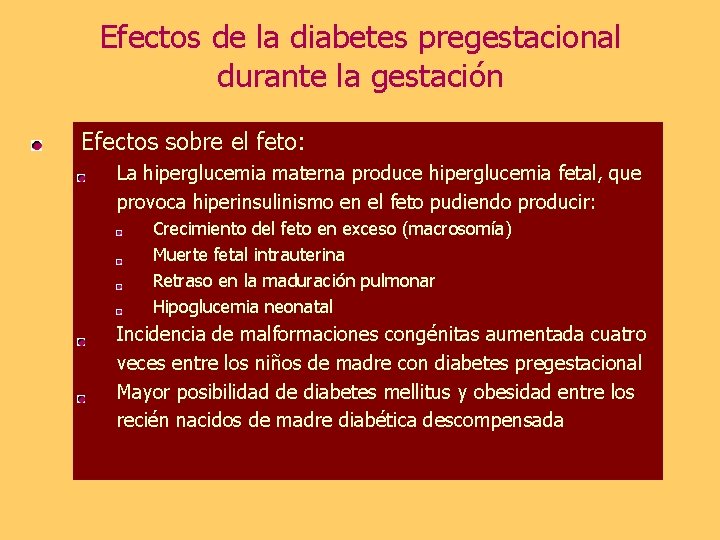 diabetes pregestacional)
