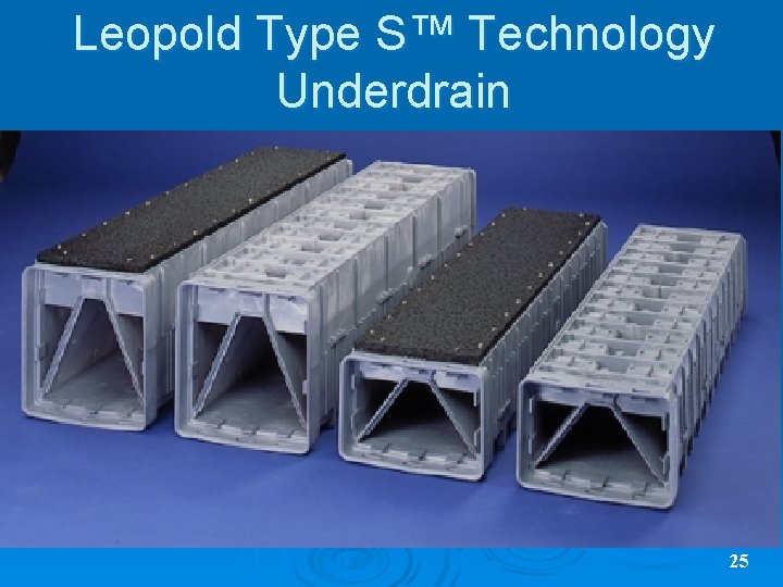 Leopold Type S™ Technology Underdrain 25 