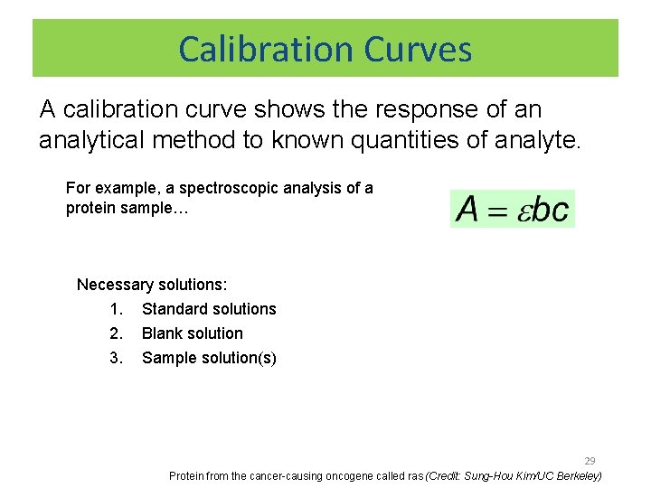 ANALYTICAL CHEMISTRY ERT 207 Lecture 5 Coefficient correlation