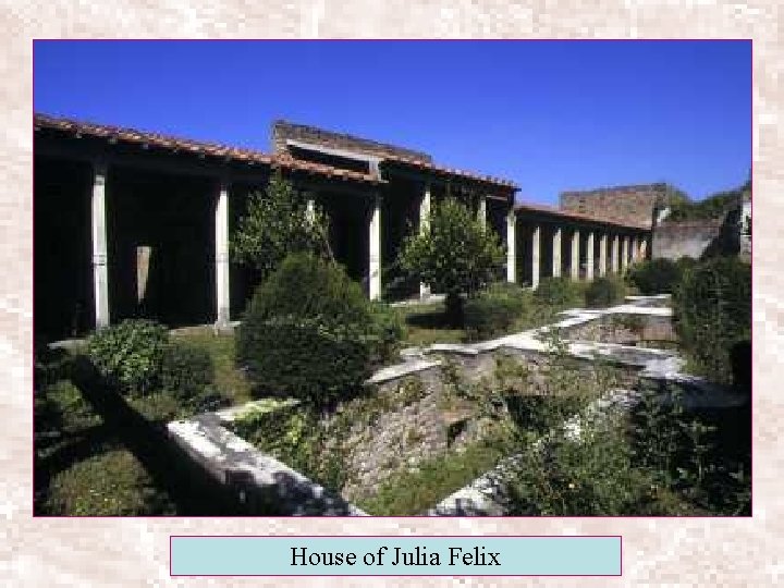 House of Julia Felix 