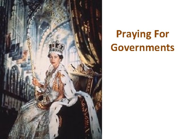 Praying For Governments 