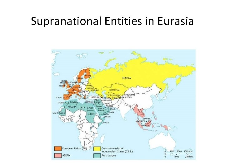 Supranational Entities in Eurasia 