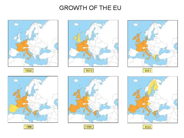 GROWTH OF THE EU 