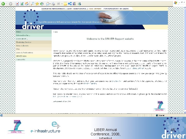 LIBER Annual Conference, 2008, 45 