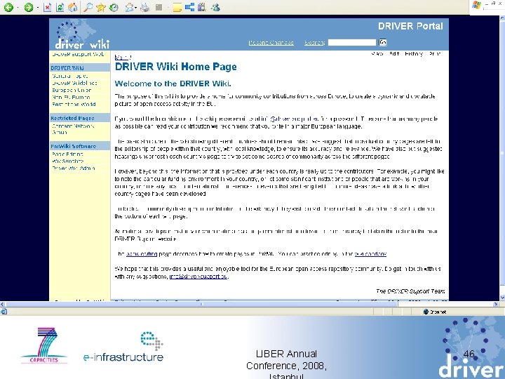 LIBER Annual Conference, 2008, 46 