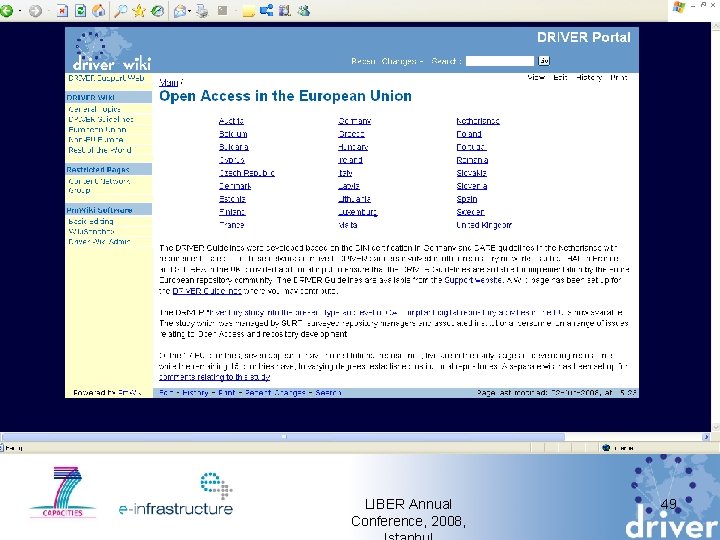 LIBER Annual Conference, 2008, 49 