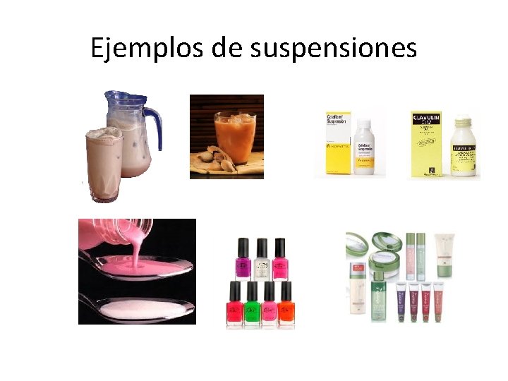 Ejemplos de suspensiones 6 