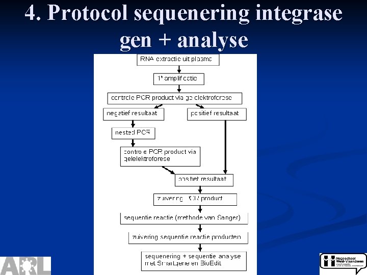 4. Protocol sequenering integrase gen + analyse 