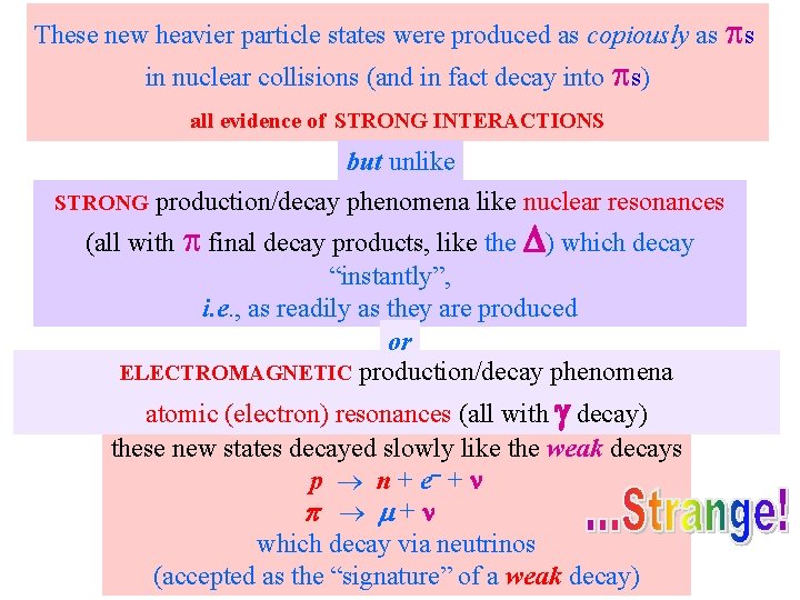 These new heavier particle states were produced as copiously as s in nuclear collisions