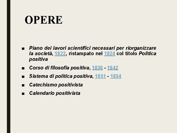 OPERE ■ Piano dei lavori scientifici necessari per riorganizzare la società, 1822, ristampato nel