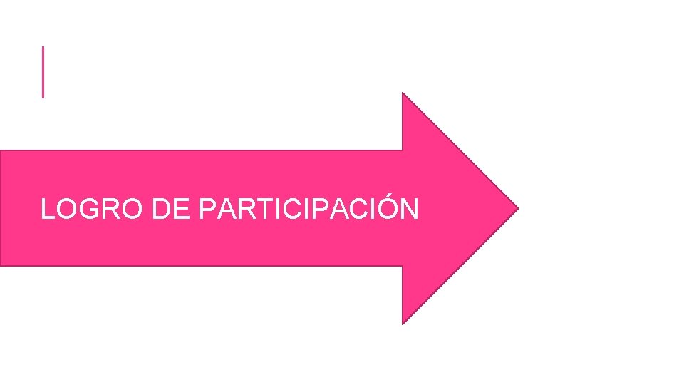 LOGRO DE PARTICIPACIÓN 