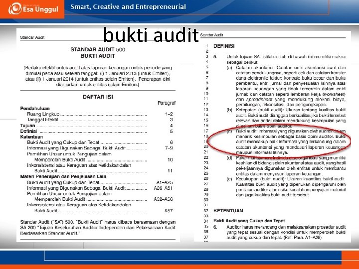 bukti audit 