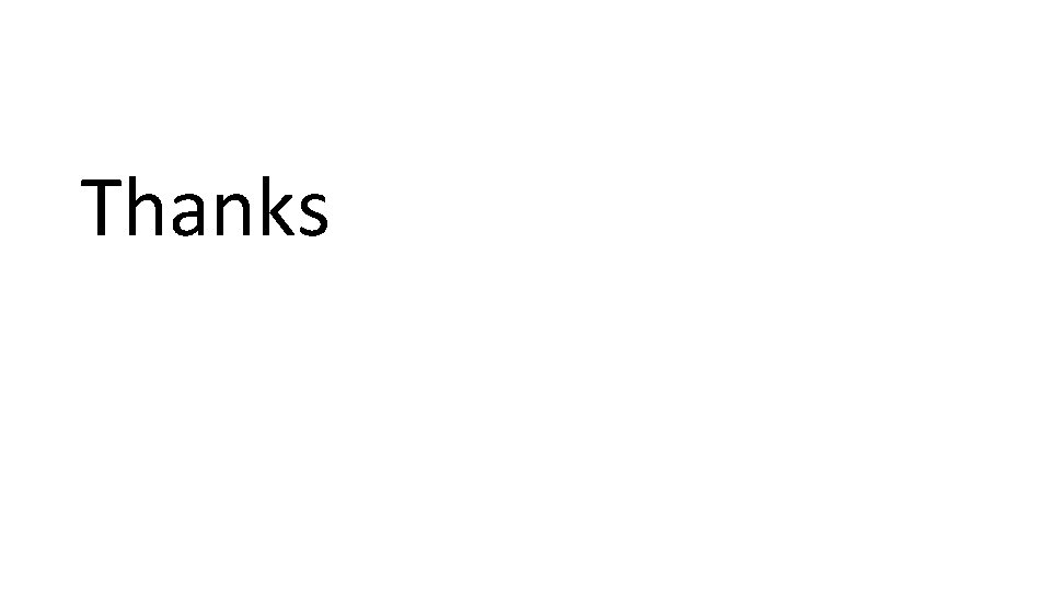 Thanks Thanks