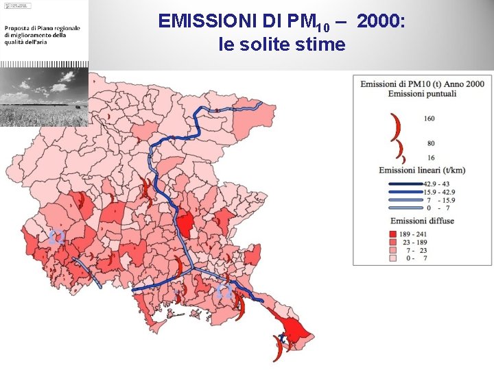 EMISSIONI DI PM 10 – 2000: le solite stime 