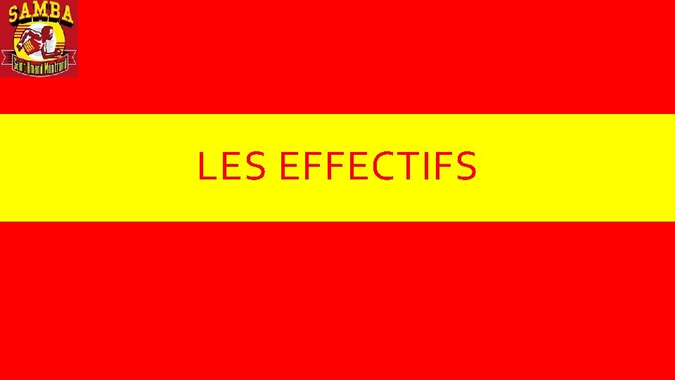 LES EFFECTIFS 