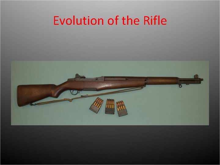 History Of Rifles Modern Warfare Mr Place Evolution of the battlefield