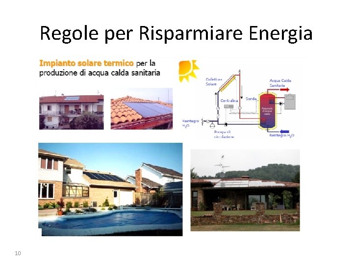 Regole per Risparmiare Energia 10 