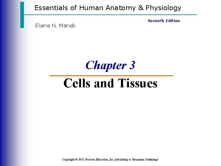 Essentials of Human Anatomy Physiology Seventh Edition Elaine