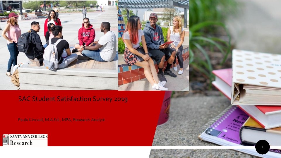 SAC Student Satisfaction Survey 2019 Paula Kincaid, M. A. Ed. , MPA, Research Analyst