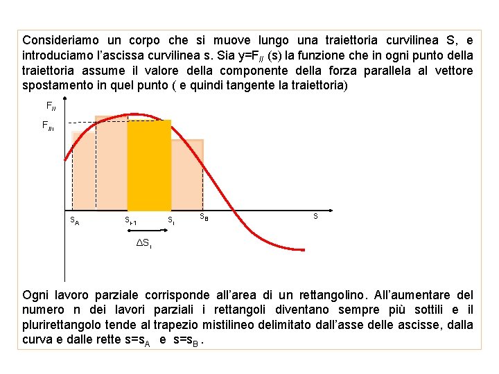 Consideriamo un corpo che si muove lungo una traiettoria curvilinea S, e introduciamo l’ascissa