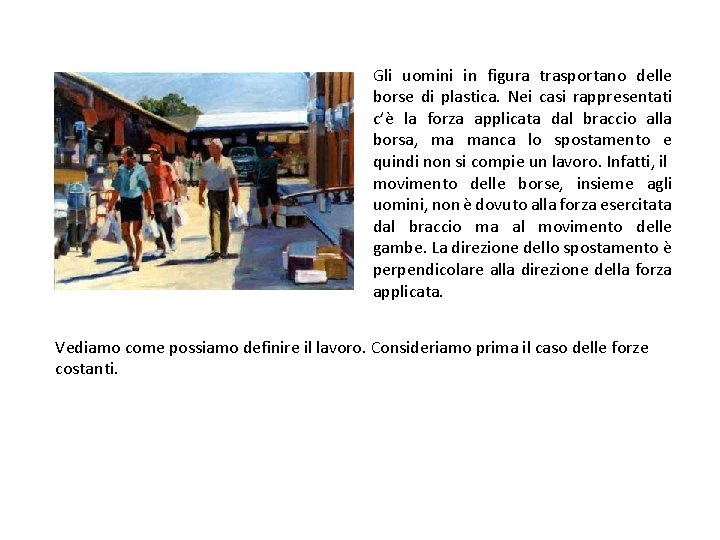 Gli uomini in figura trasportano delle borse di plastica. Nei casi rappresentati c’è la