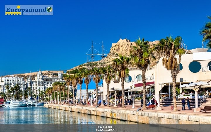 Spanish Ring Alicante seafront. 
