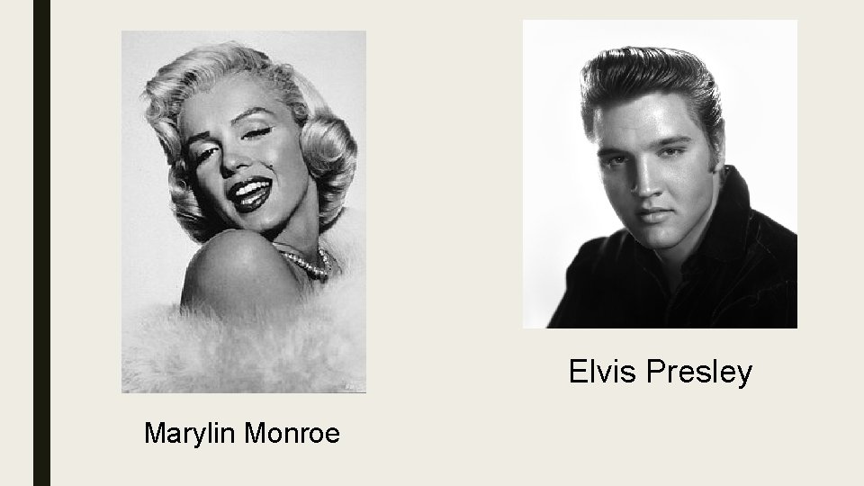 Elvis Presley Marylin Monroe 