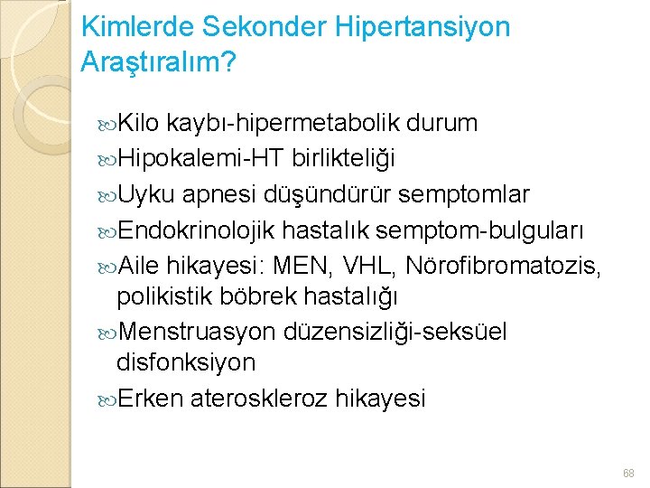endokrin hipertansiyon)