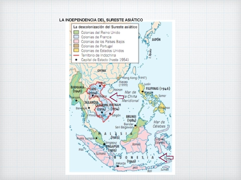 LA INDEPENDENCIA DEL SURESTE ASIÁTICO 